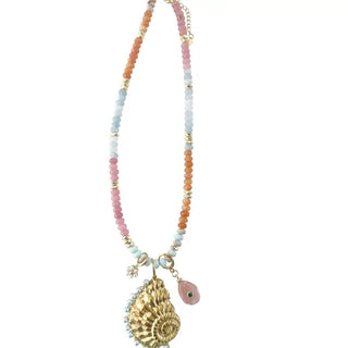 The Inlet Beaded Charm Necklace