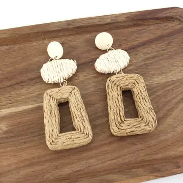 The Tropical Wrapped Earring-2 Colors