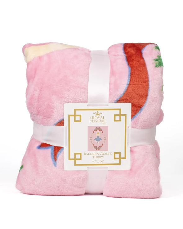 The Ballerina Waltz Throw-Pink