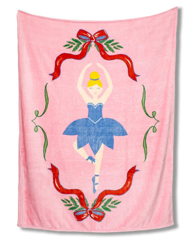 The Ballerina Waltz Throw-Pink