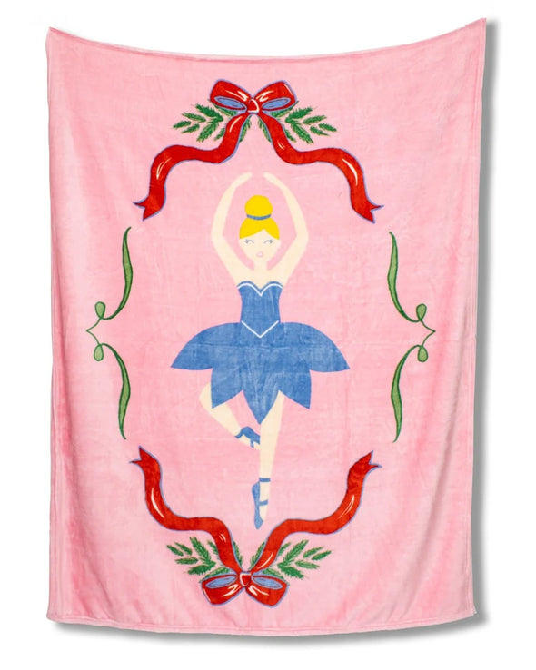 The Ballerina Waltz Throw-Pink