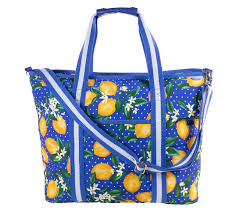 The Lemon Cooler Bag-Navy