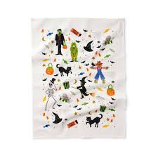 (Rifle Paper Co) Halloween Tea Towel-Argyle