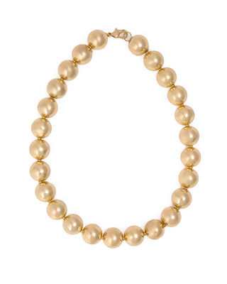 The Iris Large Beaded Necklace-Gold