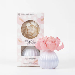 The Sweet Grace Flower Diffuser-White