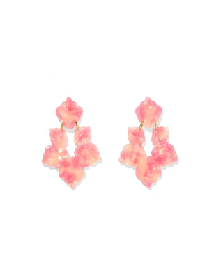 The Michelle Statement Earring-Pink Sugar