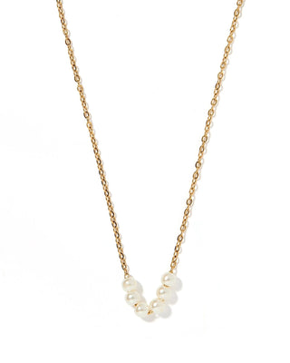 The Delta Pearl Necklace-Gold