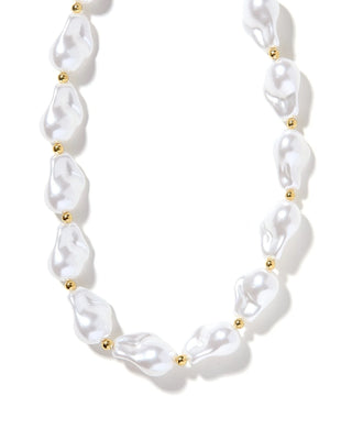 The Lana Necklace-Pearl