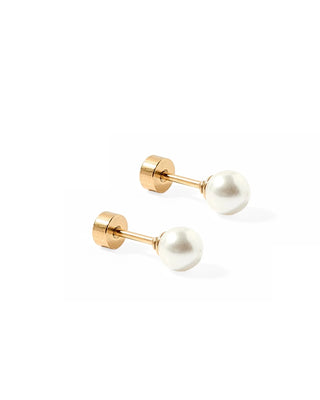 The Screwback Stud Earring-Payton Pearl