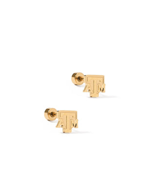 The Screwback Stud Earring-Texas A&M