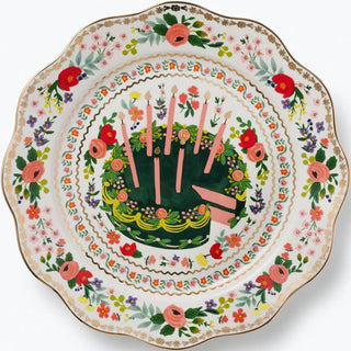 (Rifle Paper Co) Floral Cake Celebration Plate