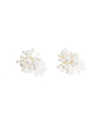 The Alana Statement Earring-White
